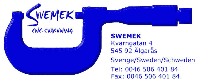 SWEMEK CNC-Svarvning